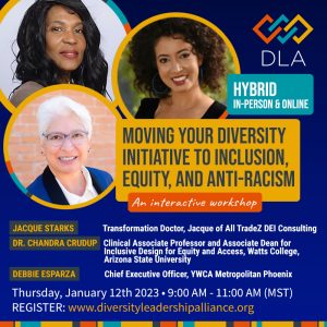 Moving your Diversity Initiative to Inclusion, Equity, and Anti-racism