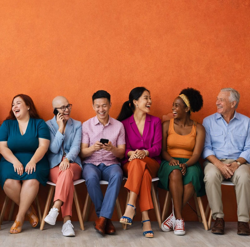 Diverse group of DEI adults in Phoenix